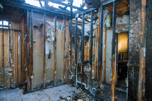 Professional Fire Damage Restoration technician working in Youngsville, LA